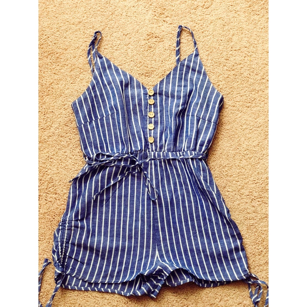 Pinstripe romper